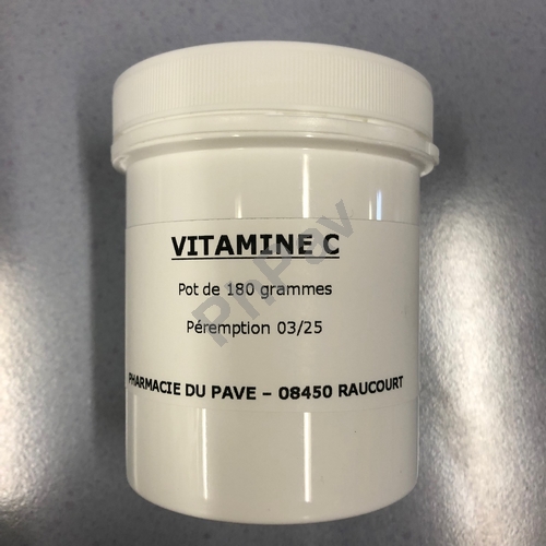 VITAMINE C      b/180  G	pdr or